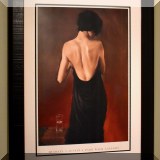 A10. Framed Michael J. Austin print. 